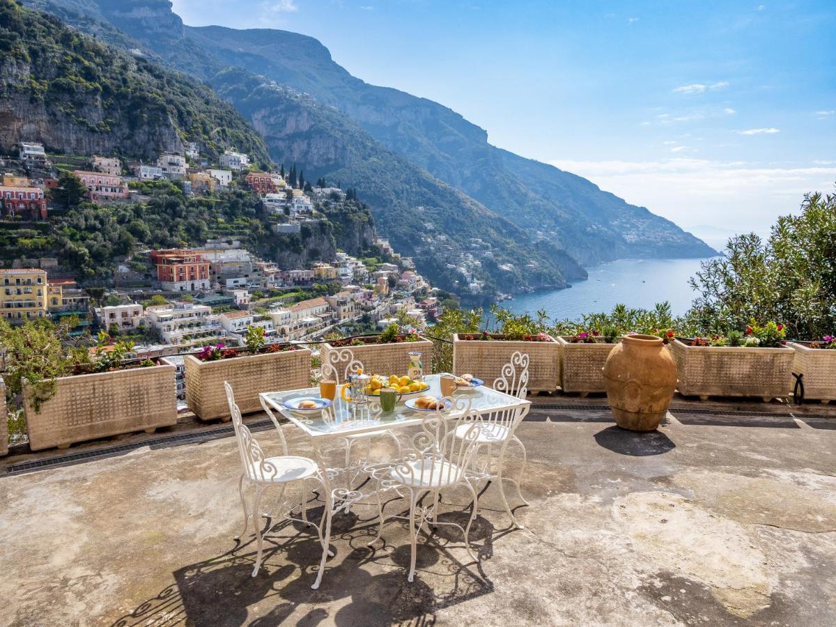 Rosa House - Breathtaking View Of The Amalfi Coast Villa Positano Bagian luar foto