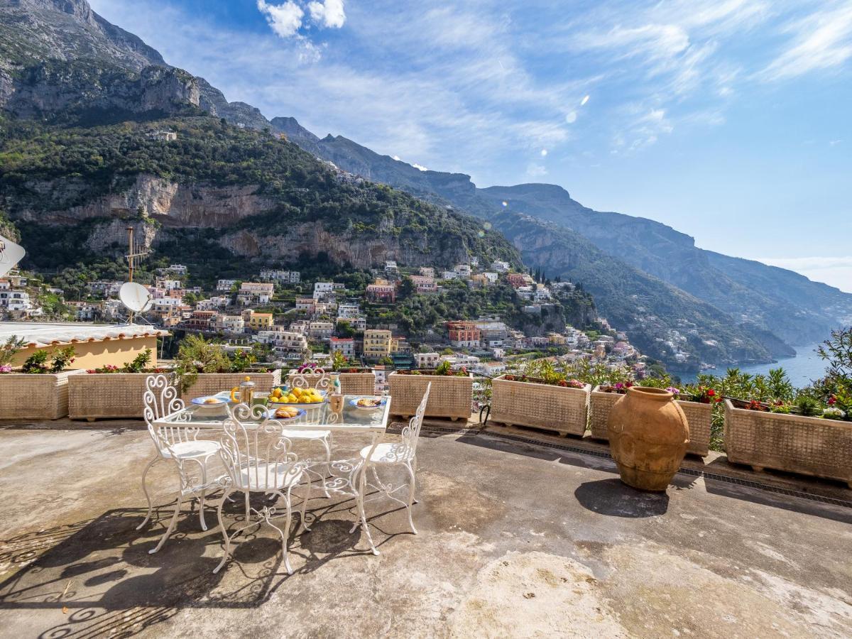 Rosa House - Breathtaking View Of The Amalfi Coast Villa Positano Bagian luar foto
