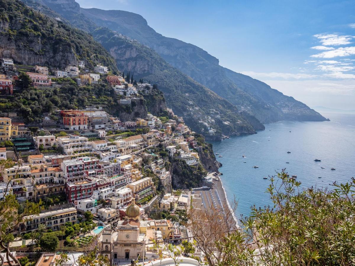 Rosa House - Breathtaking View Of The Amalfi Coast Villa Positano Bagian luar foto