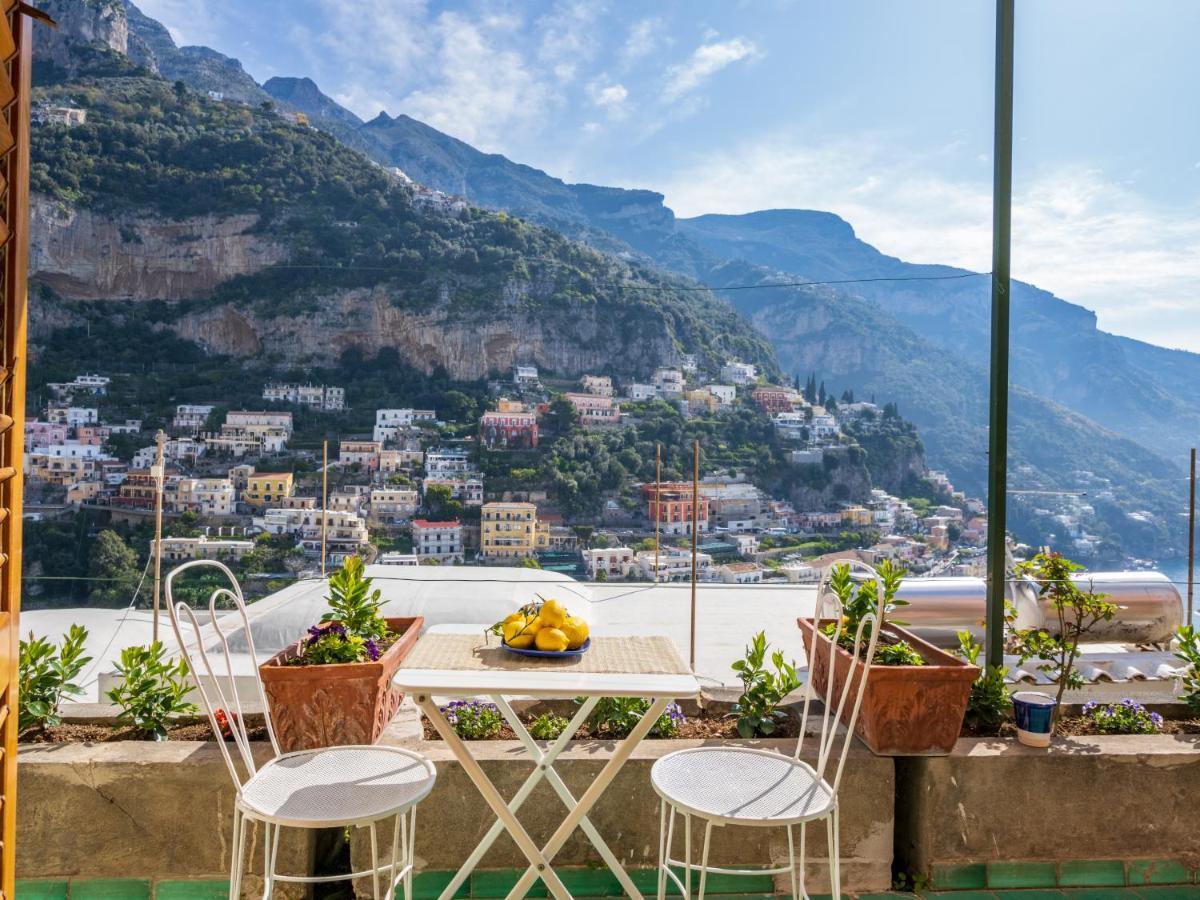 Rosa House - Breathtaking View Of The Amalfi Coast Villa Positano Bagian luar foto