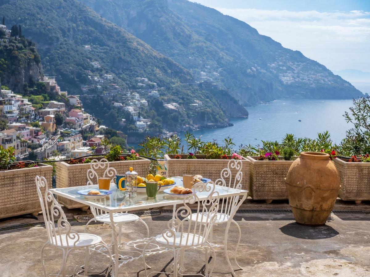 Rosa House - Breathtaking View Of The Amalfi Coast Villa Positano Bagian luar foto
