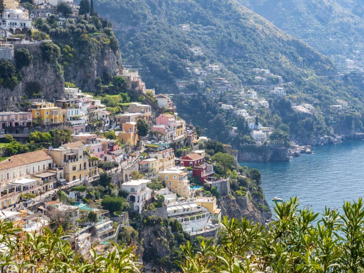 Rosa House - Breathtaking View Of The Amalfi Coast Villa Positano Bagian luar foto
