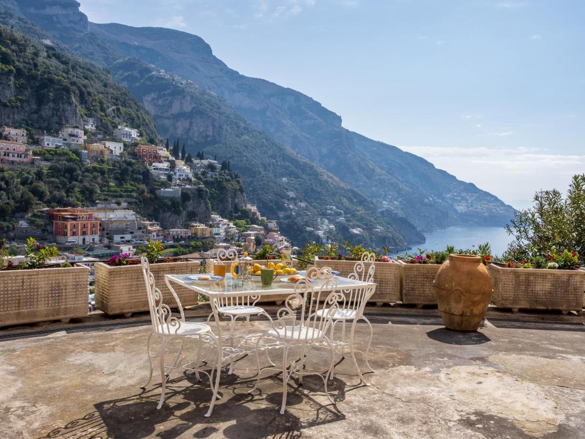 Rosa House - Breathtaking View Of The Amalfi Coast Villa Positano Bagian luar foto