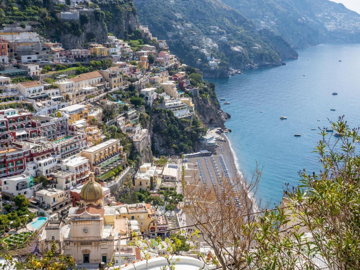 Rosa House - Breathtaking View Of The Amalfi Coast Villa Positano Bagian luar foto