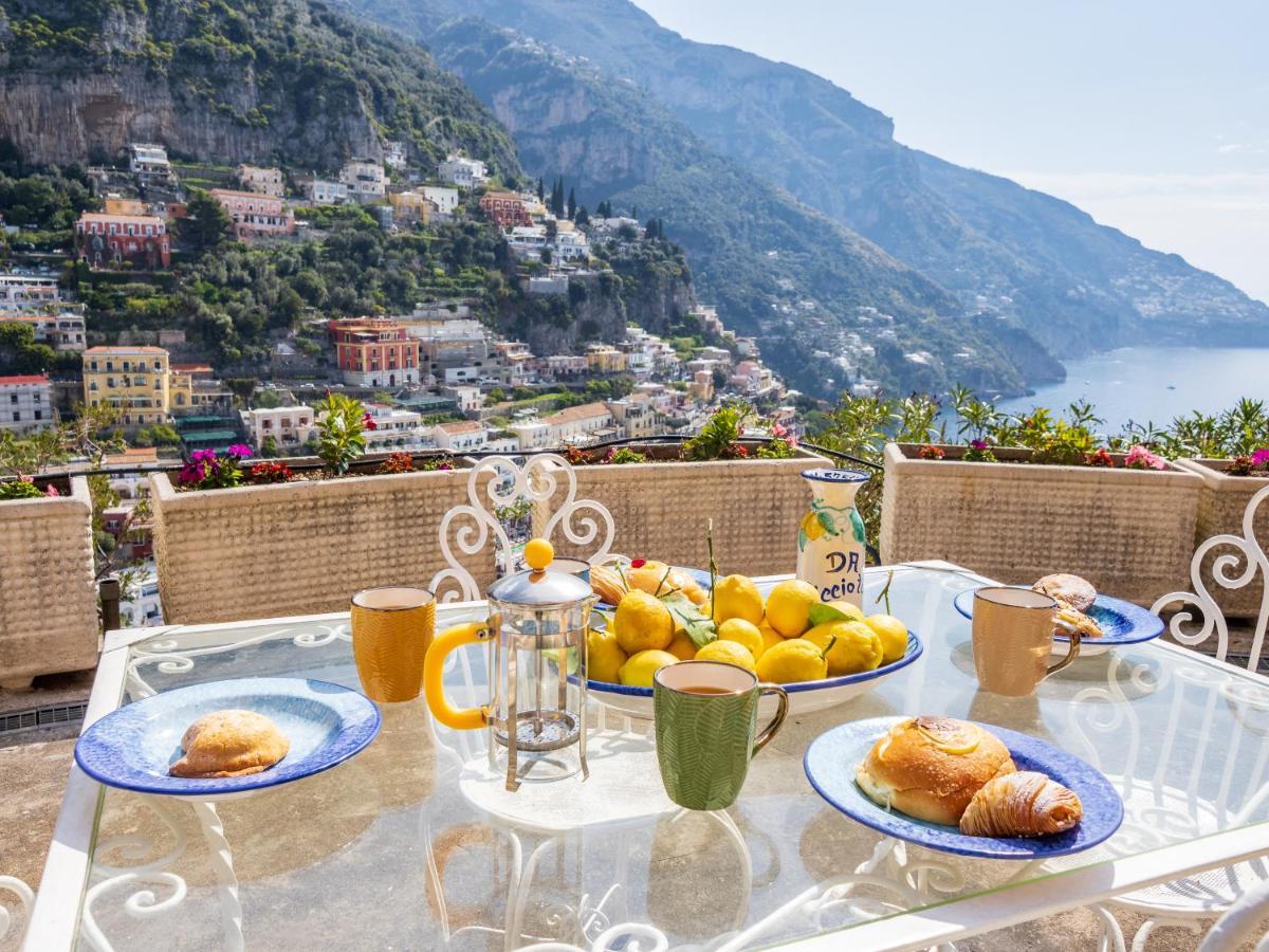 Rosa House - Breathtaking View Of The Amalfi Coast Villa Positano Bagian luar foto