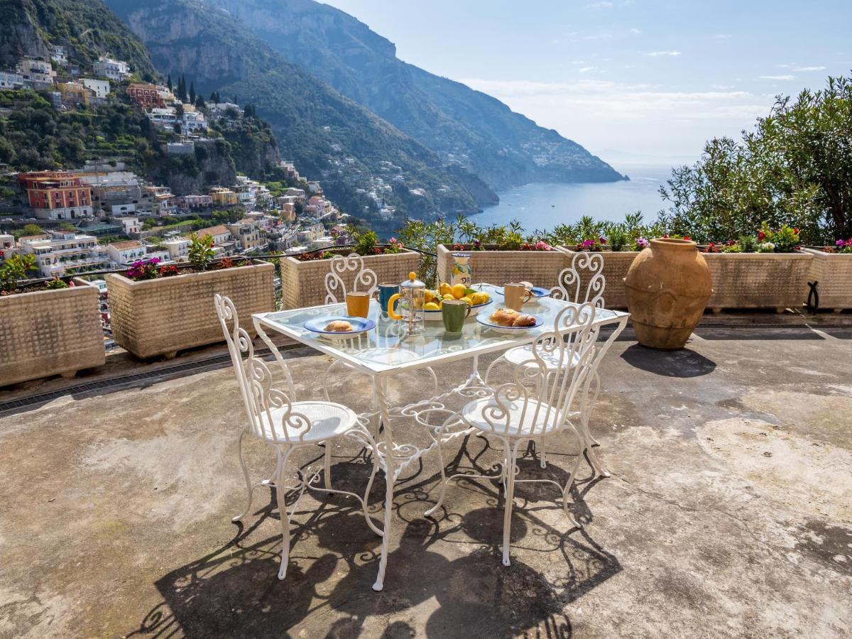 Rosa House - Breathtaking View Of The Amalfi Coast Villa Positano Bagian luar foto