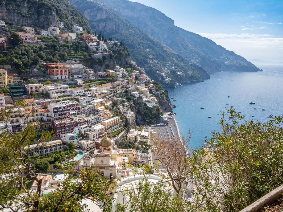 Rosa House - Breathtaking View Of The Amalfi Coast Villa Positano Bagian luar foto