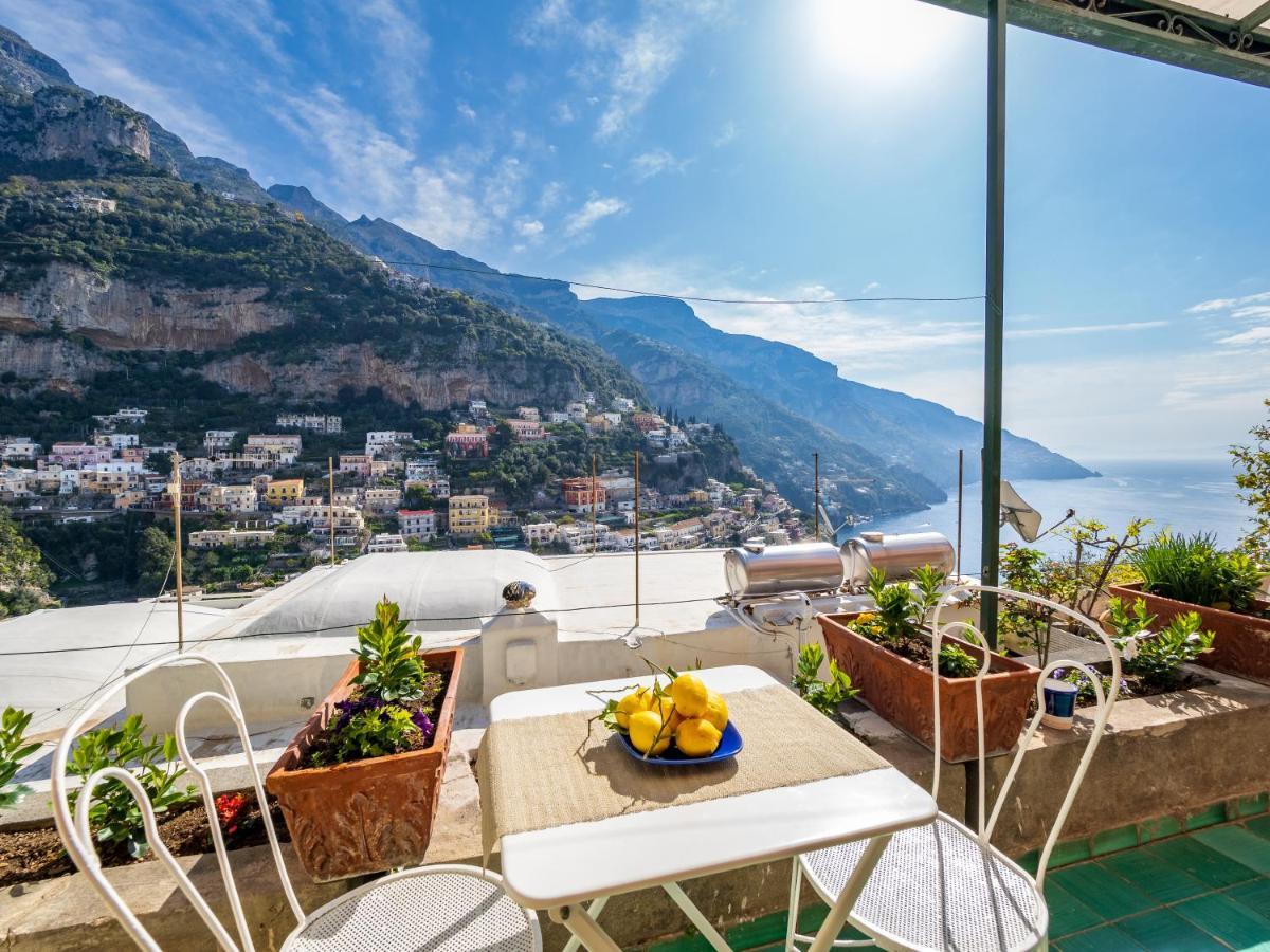 Rosa House - Breathtaking View Of The Amalfi Coast Villa Positano Bagian luar foto